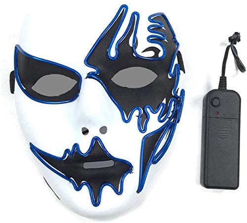De Halloween máscara de la máscara de Halloween Máscaras LED Party Up Light Las máscaras de purga Elección años de la Gran divertidos cosplay Festival Suministros showasphoto brillan en la oscuridad