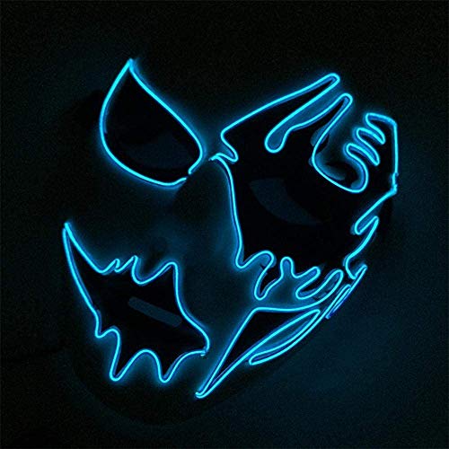 De Halloween máscara de la máscara de Halloween Máscaras LED Party Up Light Las máscaras de purga Elección años de la Gran divertidos cosplay Festival Suministros showasphoto brillan en la oscuridad