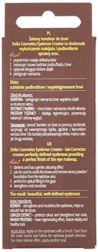 Delia - Corrector de cejas con queratina marrón 7 ml
