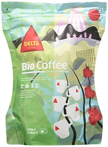 Delta - Bio Coffee - Café Molido Orgánico de Tueste Natural 220 gr
