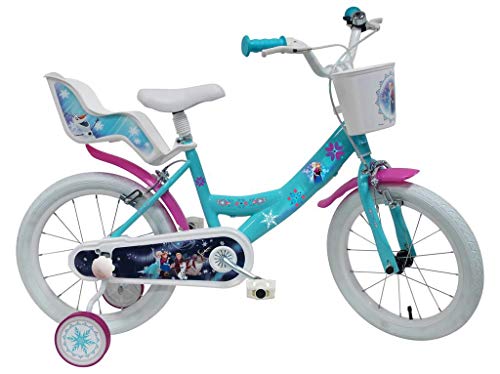 Denver Bike Frozen - Bicicleta (16", Vertical, Ciudad, Acero, Blanco/ Rosa 40,6 cm (16")