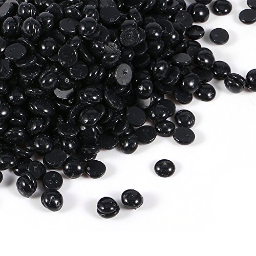 Depilación， 10 tipos 100g/bolsa Depilatory Hard Wax Waxing Bean Arm Body Bikini depilación(Negro)