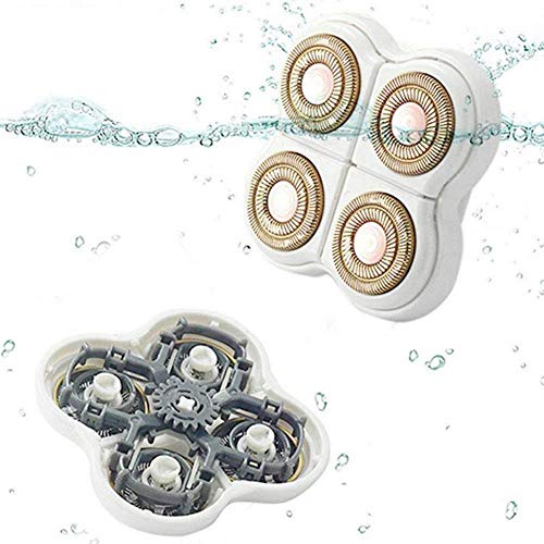 Depiladora Mujer Afeitadora Eléctrica - Flawless Your Legs Removedor de Pelo para Mujeres [Húmedo y Seco/sin Dolor] con USB Recargable Recortadora Corporal de las Señoras Piernas, Brazos, Axila, Cara