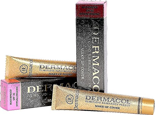 dermacol Alto deckend Make Up Cover Foundation antialérgico, para todos los tipos, (222)