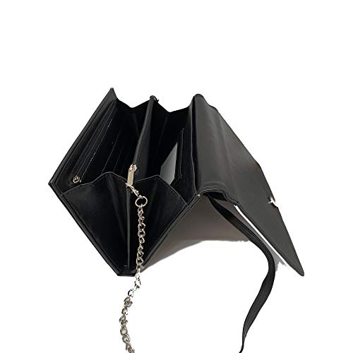 Desconocido Borsa Donna Tracolla Spalla Mano Tote Bag Borsa Chloe Nera flamencos Negros y fucsias