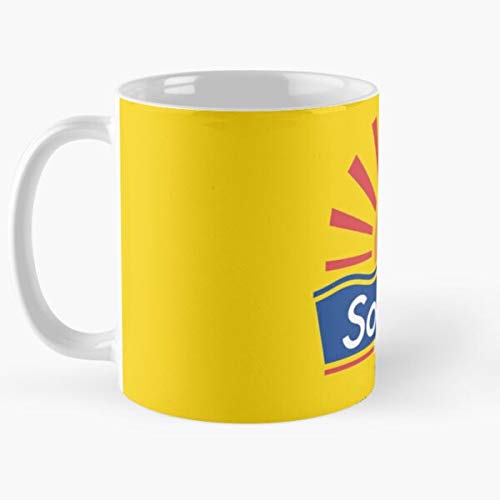 DesignDetail Solana Benidorm Fictional Hotel La Mejor Taza de café de cerámica de mármol Blanco de 11 oz