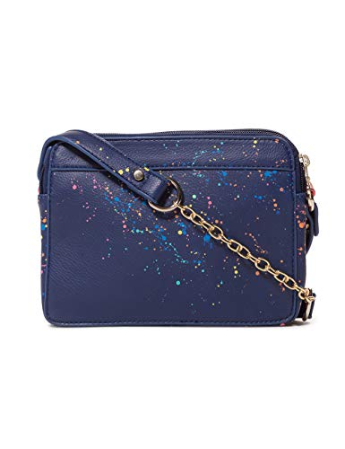 Desigual - Bag Siracusa Edson Women, Bolsos bandolera Mujer, Azul (Marino), 8x14.5x19.5 cm (B x H T)