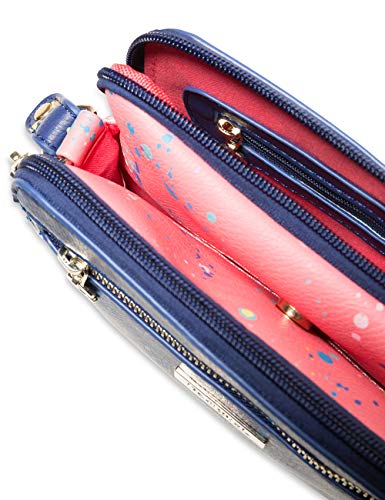 Desigual - Bag Siracusa Edson Women, Bolsos bandolera Mujer, Azul (Marino), 8x14.5x19.5 cm (B x H T)