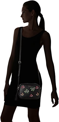 Desigual - Bols_bacardi Charlotte, Bolsos bandolera Mujer, Schwarz (Negro), 7x15x21 cm (B x H T)