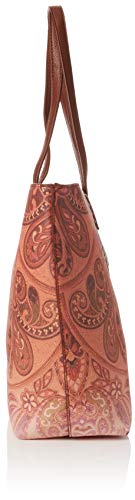 Desigual - Bols_winter Valkyria_redmond, Shoppers y bolsos de hombro Mujer, Marrón (Leather Brown), 13x29x38 cm (B x H T)