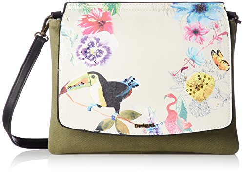 Desigual Bolso Lilac Amberes Kaki Mujer U