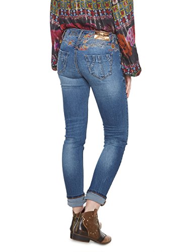 Desigual Denim_refriposas Slim, (Jeans Vaquero 5053), W31 para Mujer