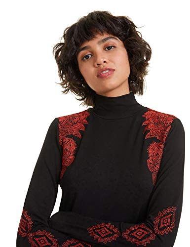 Desigual Dress Melissa Vestido, Negro (Negro 2000), S para Mujer