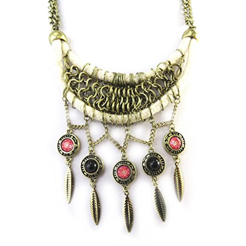 Desigual [M3293] - Cuello creador 'Desigual' edad negro coral dorado.