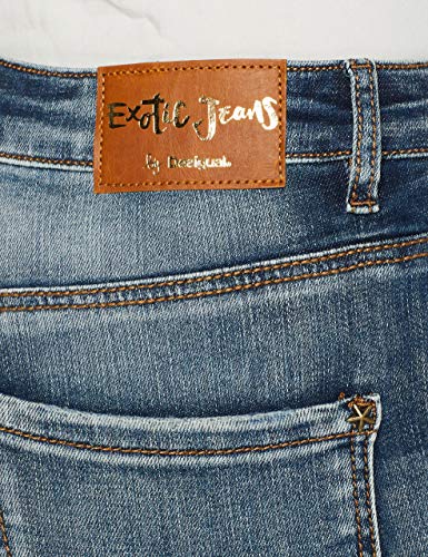 Desigual Trousers Fraternité Vaqueros Skinny, Azul (Denim Baby Blue 5034), Keine Angabe (Talla del Fabricante: 33) para Mujer
