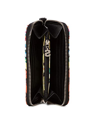 Desigual - Wallet Gipsy Mini Zip Women Desigual, Carteras Mujer, Rojo (Ketchup), 2x9x15 cm (B x H T)