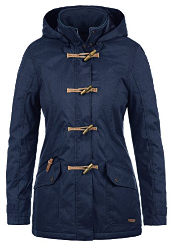 Desires Brooke Duffle-Coat Abrigo Chaqueta De Invierno para Mujer con Cuello Alto, tamaño:L, Color:Insignia Blue (1991)