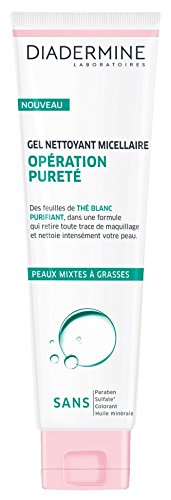 Diadermine – Gel micelar operación Pureza pieles combinadas – Purifiant – té blanco – 150 ml – juego de 2