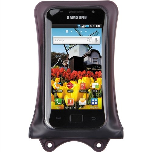 DiCAPac WP-C1 funda impermeable de Smartphone para varios modelos Samsung Galaxy S4 S3, Google nexo 4, HTC DROID DNA, HTC 8X, HTC One, Sony XPERIA Z, XPERIA TL, MOTOROLA DROID RAZR MAXX, LG Optimus G etc. (de color marrón oscuro)