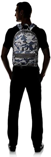 Diesel Discover-me Mirano, Mochila para Hombre, Multicolor (Black/White/Blue), 15x44x30 centimeters (W x H x L)