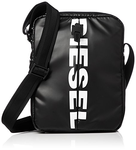 Diesel F-BOLD SMALL CROSS, Mochila para Hombre, Negro (Black), 1x25x23 cm (W x H x L)