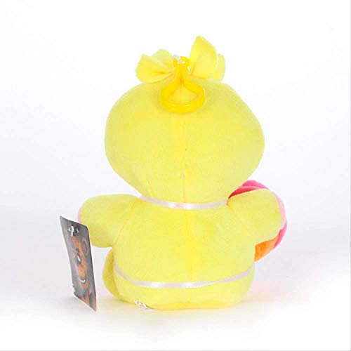 DINGPC Mini Animal Jouet En Peluche, Jouet En Peluche Mignons Pour Décoration, Plush Toy Comme Cadeaux D'enfants, Prix Étudiant, Remplissage De Cadeau Pour Garçons Et Filles 15cm Yellow