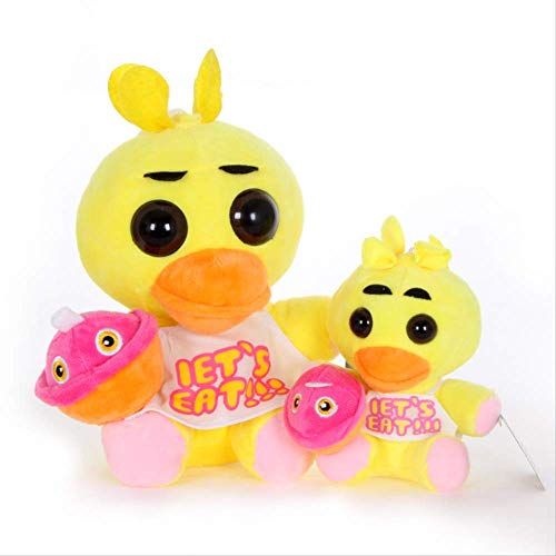 DINGPC Mini Animal Jouet En Peluche, Jouet En Peluche Mignons Pour Décoration, Plush Toy Comme Cadeaux D'enfants, Prix Étudiant, Remplissage De Cadeau Pour Garçons Et Filles 15cm Yellow