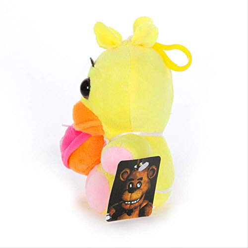 DINGPC Mini Animal Jouet En Peluche, Jouet En Peluche Mignons Pour Décoration, Plush Toy Comme Cadeaux D'enfants, Prix Étudiant, Remplissage De Cadeau Pour Garçons Et Filles 15cm Yellow