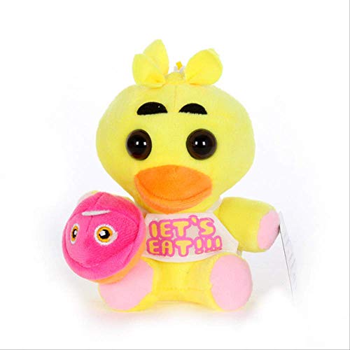 DINGPC Mini Animal Jouet En Peluche, Jouet En Peluche Mignons Pour Décoration, Plush Toy Comme Cadeaux D'enfants, Prix Étudiant, Remplissage De Cadeau Pour Garçons Et Filles 15cm Yellow