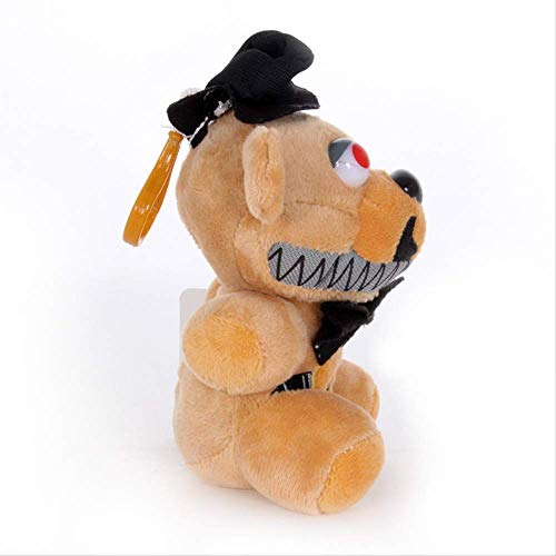 DINGPC Mini Animal Jouet En Peluche, Jouet En Peluche Mignons Pour Décoration, Plush Toy Comme Cadeaux D'enfants, Prix Étudiant, Remplissage De Cadeau Pour Garçons Et Filles 15cm Brown