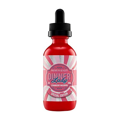 Dinner Lady Special Edition Strawberry Macaron - 50ml Shortfill - 0mg Nic. el producto no contiene nicotina