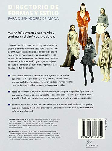 Directorio de formas y estilo: Para diseñadores de moda (Joyeria Y Moda)