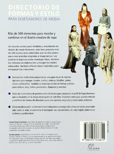 Directorio de formas y estilo: Para diseñadores de moda (Joyeria Y Moda)