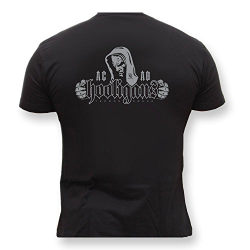 Dirty Ray Hooligans ACAB Bad Boy Ultras Fightware Camiseta Hombre KHD5 (L)