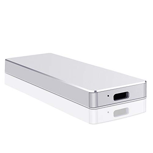 Disco Duro Externo 1 TB, USB-C Disco Duro Externo para PC, Mac, Xbox One, MacBook, Desktop, Laptop, Chromebook.(1TB,Plata)