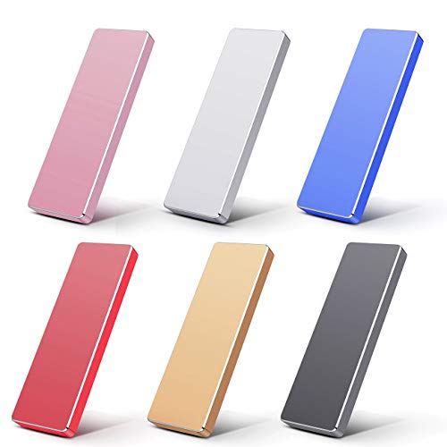 Disco Duro Externo 1tb Type C USB 3.1 Disco Duro Externo para Mac, PC,MacBook, Chromebook, Xbox (1tb, Plata)