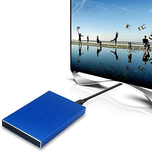 Disco duro externo portátil de 1 TB de 2 TB – Disco duro externo externo HDD almacenamiento USB 3.0 compatible para PC, Mac, portátil y Smart TV (1 TB, B-Negro)