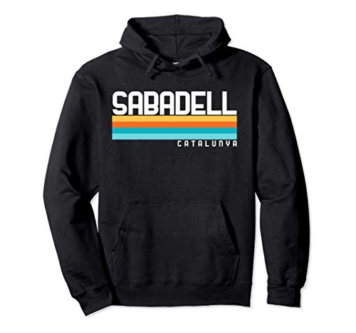 Diseño Vintage ochentas Sabadell Catalunya Sudadera con Capucha