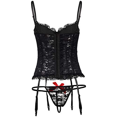 Disfraces Eroticos para Mujer Ropa Sexy De Mujer para Sexo Lencería Caliente para Mujeres sexuales Lencería Sexy para Mujeres para Sexo Prime Black,XL