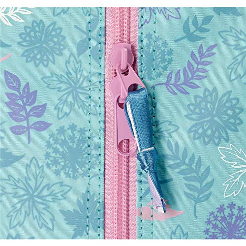 Disney Frozen Awesome Moves Estuche Tres Compartimentos, Azul, 12 cm
