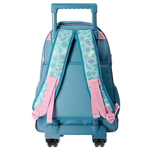 Disney Frozen Awesome Moves Mochila con Ruedas, Azul, 43 cm