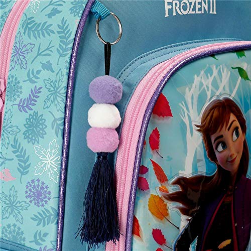 Disney Frozen Awesome Moves Mochila con Ruedas, Azul, 43 cm