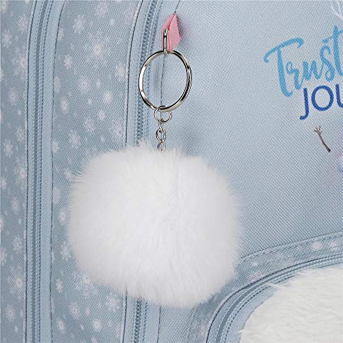 Disney Neceser Frozen Trust Your Journey Adaptable a Trolley con Bandolera, Azul, Única