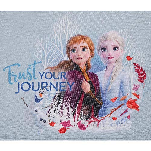 Disney Neceser Frozen Trust Your Journey Adaptable a Trolley con Bandolera, Azul, Única