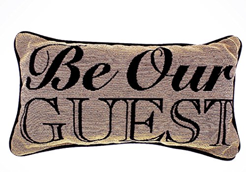 Disney Park Beauty and the Beast Be Our Guest Decorative Toss Pillow Decorator by Disney