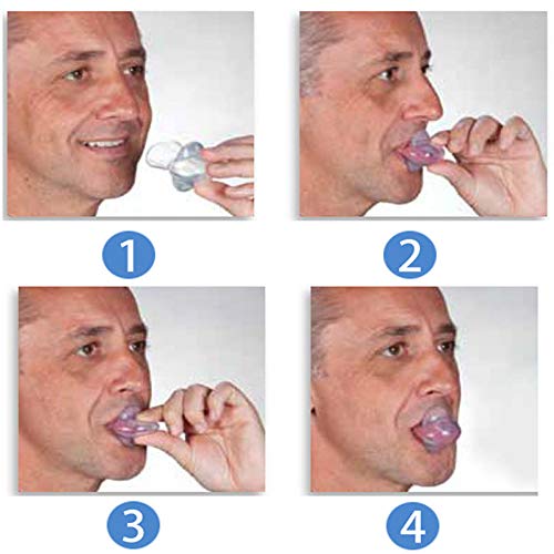 Dispositivos Antirronquidos,DZONH Combinaciones para Detener los Ronquidos Dispositivo Nasal con Tapón de Ronquidos Solución Profesional Contra los Ronquidos con Clips Nasales,Boquilla,Tapón de Lengua