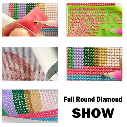 Diy 5D Diamond Painting,Kit De Punto De Cruz Diy Diamond Embroidery Allure Love Full Round Diamond Painting Mosaic Home Decor 30x40cm