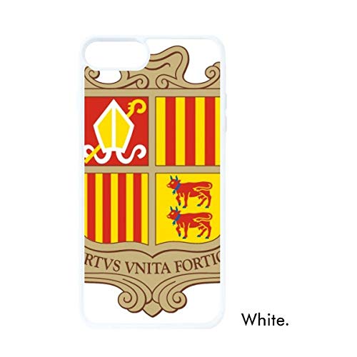 DIYthinker Andorra La Vella Andorra Nacional Distintivo Blanco phonecase Regalo Cubierta del Caso de Apple