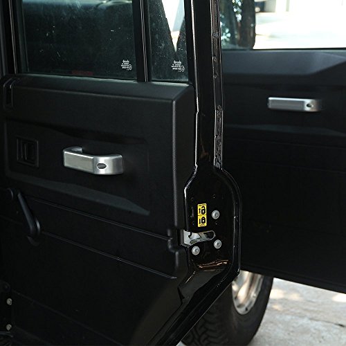 DIYUCAR 2 X Para Defender 110 90 Interior del coche manija de aluminio de aleación de Cromo mate ajuste de la puerta Accesorios para