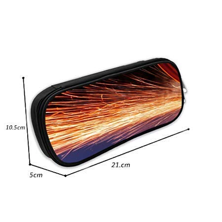 DJNGN Organizador de lápices con cremallera doble de almacenamiento grande para la escuela, Sword Art Online Bikini de niña hermosa Bolsa de maquillaje cosmético de animación japonesa, Bolsa de almac